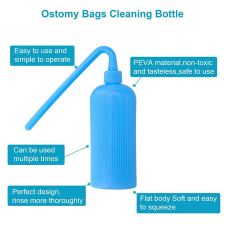 Colostomy Bag Cleaning Tool, Ostomy Bag Washing Bottle - KONWEDA MEDICAL KDWB0002